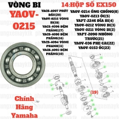 [EX15][14:HỘP SỐ] YAOV-0215 VÒNG BI EX15 (15-18) (19)-[Yamaha]