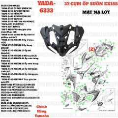 [EX155][37:CỤM ỐP SƯỜN] YADA-6333 EX155(21-23)-NHÁM-4 Mặt nạ lót-[Yamaha] (2)