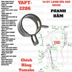 [EX15][34:XY LANH PHANH ĐĨA SAU] YAPT-2286 PHANH HÃM EX15 (15-18) (12)-[Yamaha]