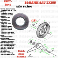 [EX155][29:BÁNH SAU] YAPT-2541 ĐỆM PHẰNG EX155(2022)-[Yamaha] (18)