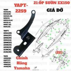 [EX15][21:ỐP SƯỜN] YAPT-2259 GIÁ ĐỠ ĐỂ CHÂN TRƯỚC EX15 (15-18) (22)-[Yamaha]
