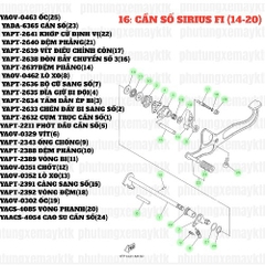 [SIR][16:CẦN SỐ] YAPT-2639 VÍT ĐIỀU CHỈNH CÔN SIRIUS-FI(14-20) (17) [Yamaha]