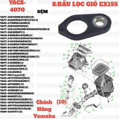 [EX15][8:BẦU LỌC GIÓ] YACS-4070 ĐỆM EX15 (15-18) (2) [Yamaha]. EX155 [8:BẦU(10)]