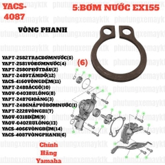 [EX15][12:LI HỢP KHỞI ĐỘNG] YACS-4087 VÒNG PHANH EX15 (15-18) (7). EX155 [5:BƠM(6)]
