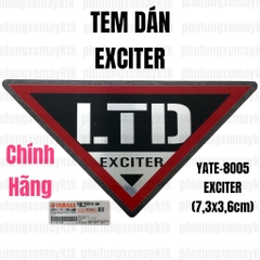 YATE-8005-Tém dán EXCITER(7,3x3,6cm)-[Yamaha]