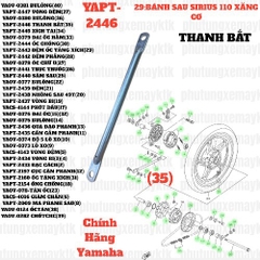 [SIRC][29:BÁNH SAU] YAPT-2446 THANH BẮT SIRIUS RC-T110LE (35)-[Yamaha]