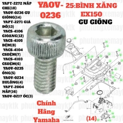 [EX15][25:BÌNH XĂNG] YAOV-0236 GU GIÔNG EX15 (15-18) (14) trùng mã 913120501000-[Yamaha], NVX155_V1 [31:(12)]