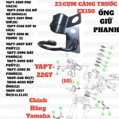 [EX15][23:CỤM CÀNG TRƯỚC] YAPT-2267 ỐNG GIỮ PHANH EX15 (15-18) (10)-[Yamaha]