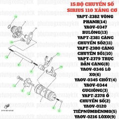 [SIRC][15:BỘ CHUYỂN SỐ] YAOV-0347 BULÔNG SIRIUS RC-T110LE (13) [23:CỤM(9)]-[Yamaha]