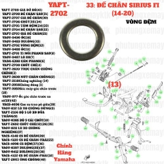[SIR][33:ĐẾ CHÂN] YAPT-2702 VÒNG ĐỆM SIRIUS-FI(14-20) (13) [Yamaha]