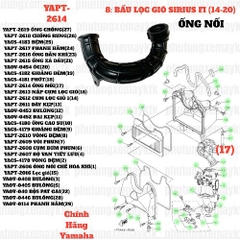 [SIR][8:BẦU LỌC GIÓ] YAPT-2614 ỐNG NỐI SIRIUS-FI(14-20) (17)