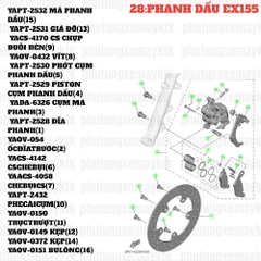 [EX155][28:PHANH DẦU] YAPT-2532 MÁ PHANH DẦU EX155(2022)-[Yamaha] (15)