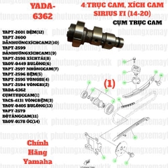 [SIR][4:TRỤC CAM_XÍCH CAM] YADA-6362 CỤM TRỤC CAM SIRIUS-FI(14-20) (1)