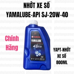 [Chính hãng Yamaha]YAPT-Nhớt xe số-YAMALUBE-API SJ-20W-40-800ml