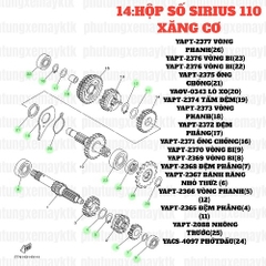 [SIRC][14:HỘP SỐ] YAPT-2088 NHÔNG TRƯỚC SIRIUS RC-T110LE (25)-[Yamaha]