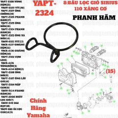 [SIRC][8:BẦU LỌC GIÓ] YAPT-2324 PHANH HÃM SIRIUS RC-T110LE (15)-[Yamaha], NVX155_V1 [11:VỎ(7)]