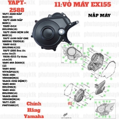 [EX155][11:VỎ MÁY] YAPT-2588 NẮP MÁY EX155(2022)-[Yamaha] (1)