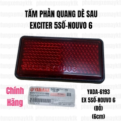 [Chính Hãng Yamaha] YADA-6193-Tấm phản quang dè sau biển số Ex 5số-Nouvo 6 Phụ tùng phụ kiện xe máy