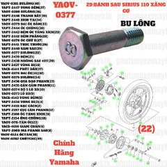 [SIRC][29:BÁNH SAU] YAOV-0377 BULÔNG SIRIUS RC-T110LE (22)-[Yamaha]