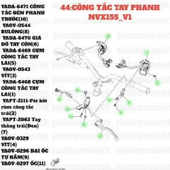 [NVX155_V1][44:CÔNG TẮC TAY PHANH] YADA-6471 CÔNG TẮC ĐÈN PHANH TRƯỚC NVX155_V1 (10) [Yamaha]