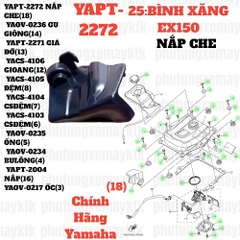 [EX15][25:BÌNH XĂNG] YAPT-2272 NẮP CHE EX15 (15-18) (18)-[Yamaha]