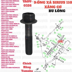 [SIRC][9:ỐNG XẢ] YAOV-0326 BULÔNG SIRIUS RC-T110LE (18)-[Yamaha]