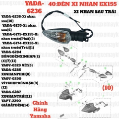 [EX155][40:ĐÈN XI NHAN] YADA-6236-Xi nhan sau Exciter 155(Trái) Phụ tùng phụ kiện xe máy-[Yamaha] (10)