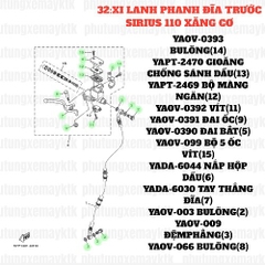 [SIRC][32:XI LANH PHANH ĐĨA TRƯỚC] YAOV-0393 BULÔNG SIRIUS RC-T110LE (14)-[Yamaha]