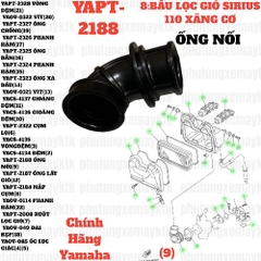[SIRC][8:BẦU LỌC GIÓ] YAPT-2188 ỐNG NỐI SIRIUS RC-T110 (9)-[Yamaha]