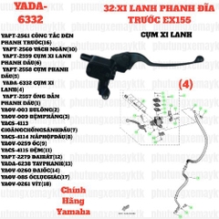 [EX155][32:XI LANH PHANH ĐĨA TRƯỚC] YADA-6332 CỤM XI LANH EX155(2022)-[Yamaha] (4)