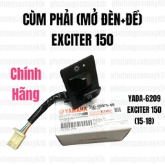 YADA-6209-Cùm phải(mở đèn+đề)-Exciter 150(15-18) Phụ tùng phụ kiện xe máy-[Yamaha]