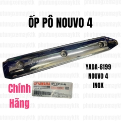 [Chính Hãng Yamaha]YADA-6199-Ốp pô Nouvo 4-inox Phụ tùng phụ kiện xe máy CPCH