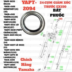 [EX15][24:CỤM GIẢM XÓC TRƯỚC] YAPT-2094 BÁT PHUỐC EX15 (15-18) (32)-[Yamaha], EX155 [24:CỤM(32)], SIRIUS FI [24:CỤM(32)]