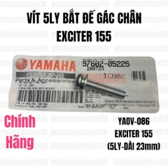 [Chính Hãng Yamaha]YAOV-086-Vít 5ly bắt đế gác chân Exciter 155(dài 23mm) Phụ tùng phụ kiện xe máy