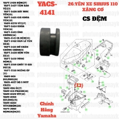 [SIRC][26:YÊN XE] YACS-4141 CS ĐỆM SIRIUS RC-T110LE (13)-[Yamaha], SIRIUS FI [26:YÊN(9)]