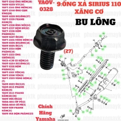 [SIRC][9:ỐNG XẢ] YAOV-0328 BULÔNG SIRIUS RC-T110LE (27) [42:ĐÈN(8)] [43:ĐÈN(14)]-[Yamaha]