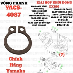 [EX15][12:LI HỢP KHỞI ĐỘNG] YACS-4087 VÒNG PHANH EX15 (15-18) (7). EX155 [5:BƠM(6)]