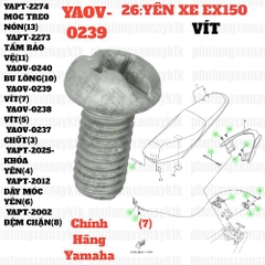 [EX15][26:YÊN XE] YAOV-0239 VÍT EX15 (15-18) (7), SIRIUS RC [22:CÀNG(13)]-[Yamaha], SIRIUS FI [26:YÊN(15)]