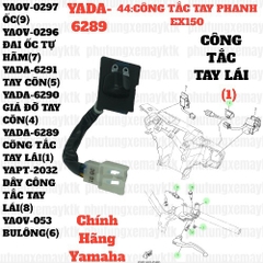 [EX15][44:CÔNG TẮC TAY PHANH] YADA-6289 CÔNG TẮC TAY LÁI EX15 (15-18) (1)-[Yamaha], SIRIUS FI [44:CÔNG(1)]