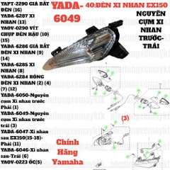 [EX15][40:ĐÈN XI NHAN]YADA-6049-Nguyên cụm Xi nhan trước trái-EX150(15-18) (3)-[Yamaha]
