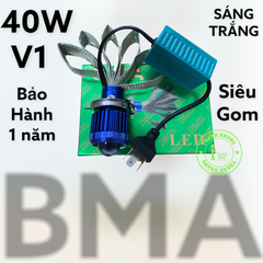 [Chính hãng led BMA] ĐÈN PHA LED BMA - V1  ĐÈN PHA LED H4 BI CẦU V1 BMA SÁNG GẤP 10 LẦN BÓNG THƯỜNG CỰC CHẤT.H4 VS MAZDA(XEM VIDEO)