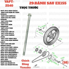 [EX155][29:BÁNH SAU] YAPT-2540 TRỤC TRƯỚC EX155(2022)-[Yamaha] (16)