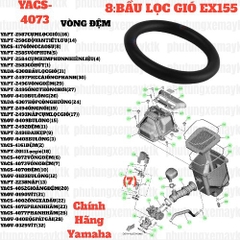 [EX15][8:BẦU LỌC GIÓ] YACS-4073 VỒNG ĐỆM EX15 (15-18) (9). EX155 [8:BẦU(7)] , NVX155_V1 [8:BẦU(10)]