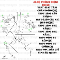 [EX15][45:HỆ THỐNG ĐIỆN 1] YAPT-2294 PHE CÀI EX15 (15-18) (12)-[Yamaha], NVX155_V1 [43:(1)(15)]