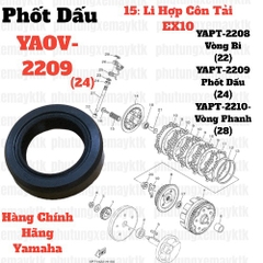 [15:LI HỢP CÔN TẢI] yapt-2209 PHỐT DẦU  EX10(06-10) (24) [13:LI (25) EX15(15-18)]-[Yamaha]