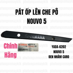 YADA-6202-Pát ốp lên che pô Nouvo 5-Đen nhám caro Phụ tùng phụ kiện xe máy CPCH-[Yamaha]