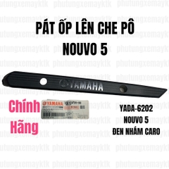 [Chính Hãng Yamaha]YADA-6202-Pát ốp lên che pô Nouvo 5-Đen nhám caro Phụ tùng phụ kiện xe máy CPCH