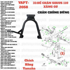 [33:ĐẾ CHÂN] YAPT-2058-Chân chống đứng Sirius-[Yamaha]