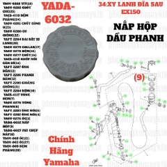 [EX15][34:XY LANH PHANH ĐĨA SAU] YADA-6032 NẮP HỘP DẦU PHANH EX15 (15-18) (9)-[Yamaha]