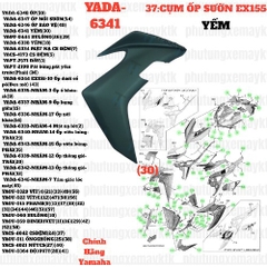 [EX155][37:CỤM ỐP SƯỜN] YADA-6341 YẾM EX155(2022)-[Yamaha] (30)